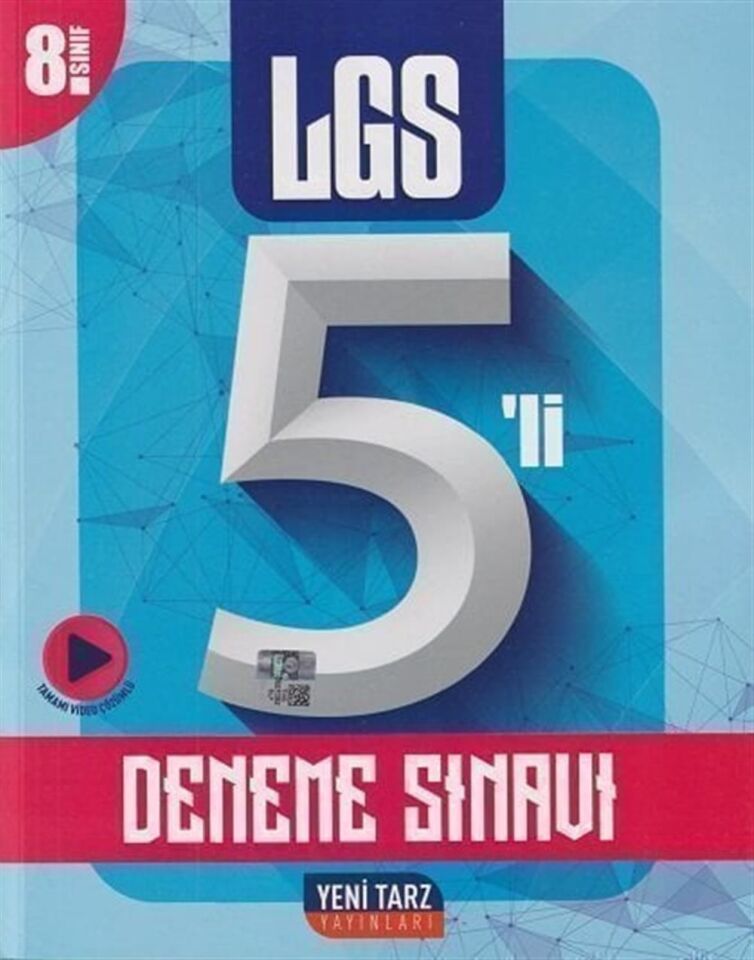Yeni Tarz Yayınları 8. Sınıf LGS 5 li Deneme Sınavı