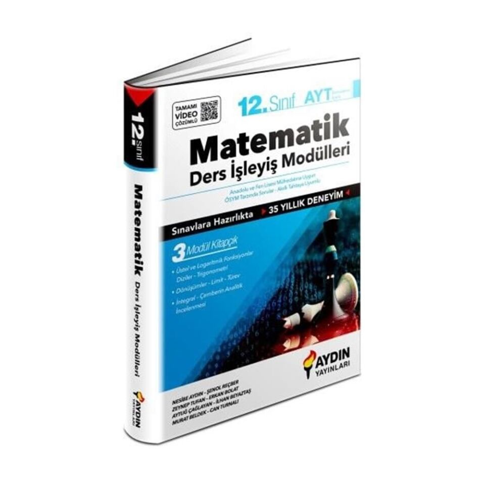 12. Sınıf Aydın Matematik Ders İşleyiş Modülleri