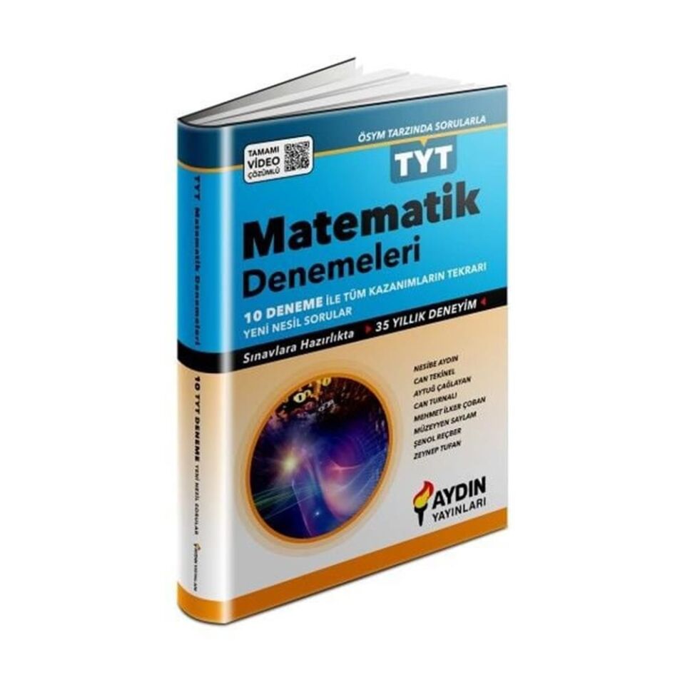 Aydın Yayınları TYT Matematik 10 lu Denemeleri