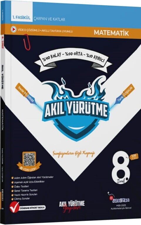 Akıl Yürütme Yayınları 8. Sınıf Çarpan ve Katlar 1. Fasikül
