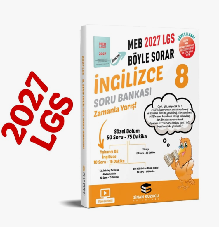 Sinan Kuzucu 2027 8. Sınıf İngilizce Soru Bankası