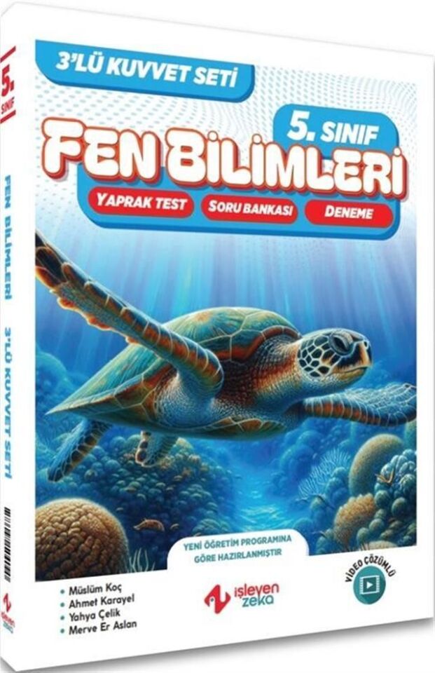 İşleyen Zeka 5. Sınıf Fen Bilimleri 3 lü Kuvvet Seti