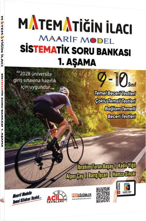 Acil Yayınları Matematiğin İlacı Maarif Model Sistematik Soru Bankası 1