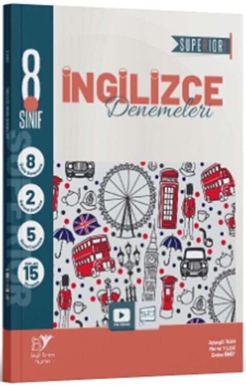 Beyin Takımı Yayınları 8. Sınıf LGS İngilizce Superıor 15 li Deneme