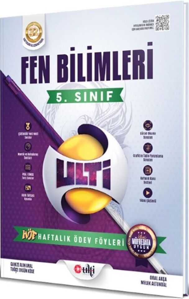 Ulti Yayınları 5. Sınıf Fen Bilimleri Haftalık Ödev Föyleri