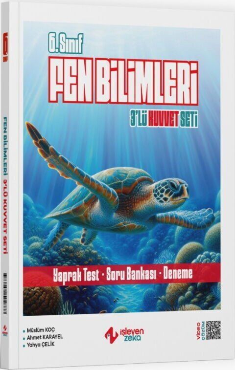 İşleyen Zeka 6. Sınıf Fen Bilimleri 3 lü Kuvvet Serisi Seti