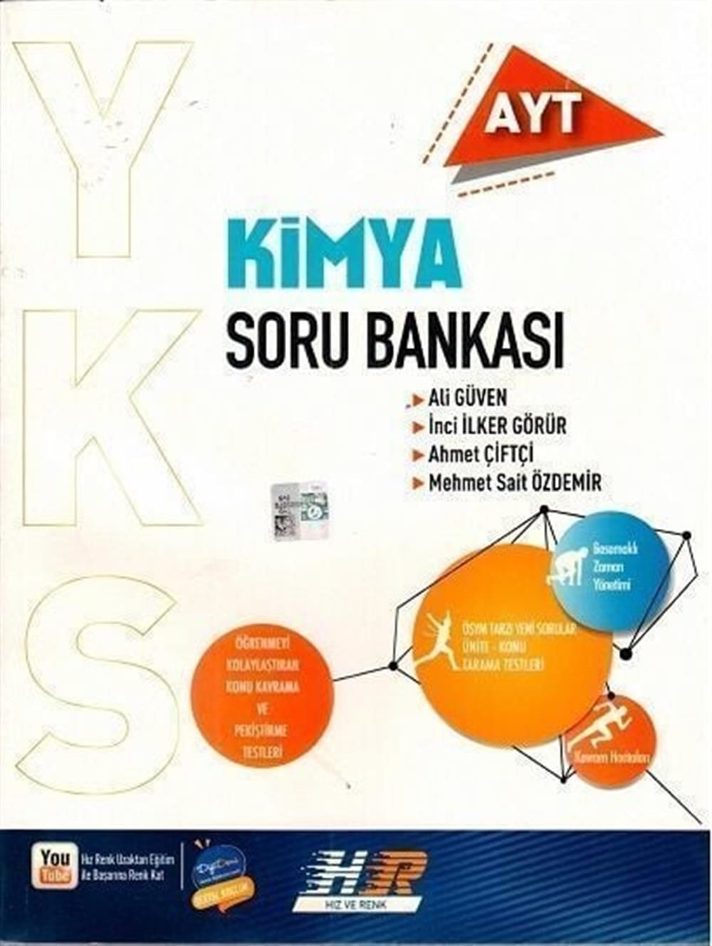 Hız ve Renk AYT Kimya Soru Bankası