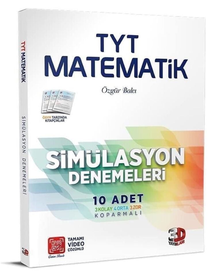 3D Yayınları TYT Matematik Simülasyon Denemeleri