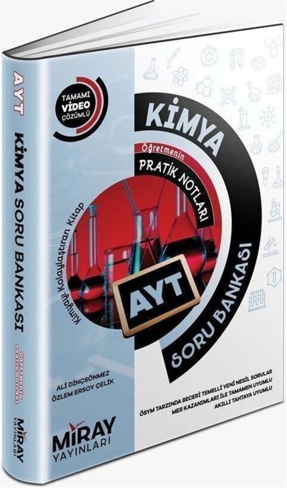 Miray Yayınları AYT Kimya Tamamı Video Çözümlü Soru Bankası