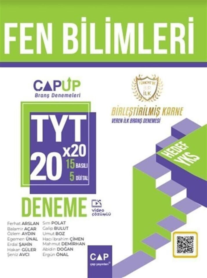 Çap Yayınları TYT Fen Bilimleri 20 x 20 Up Deneme