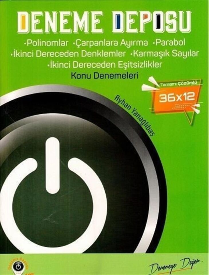 Deneme Deposu AYT Polinom Çarpanlara Ayırma Konu Denemeleri