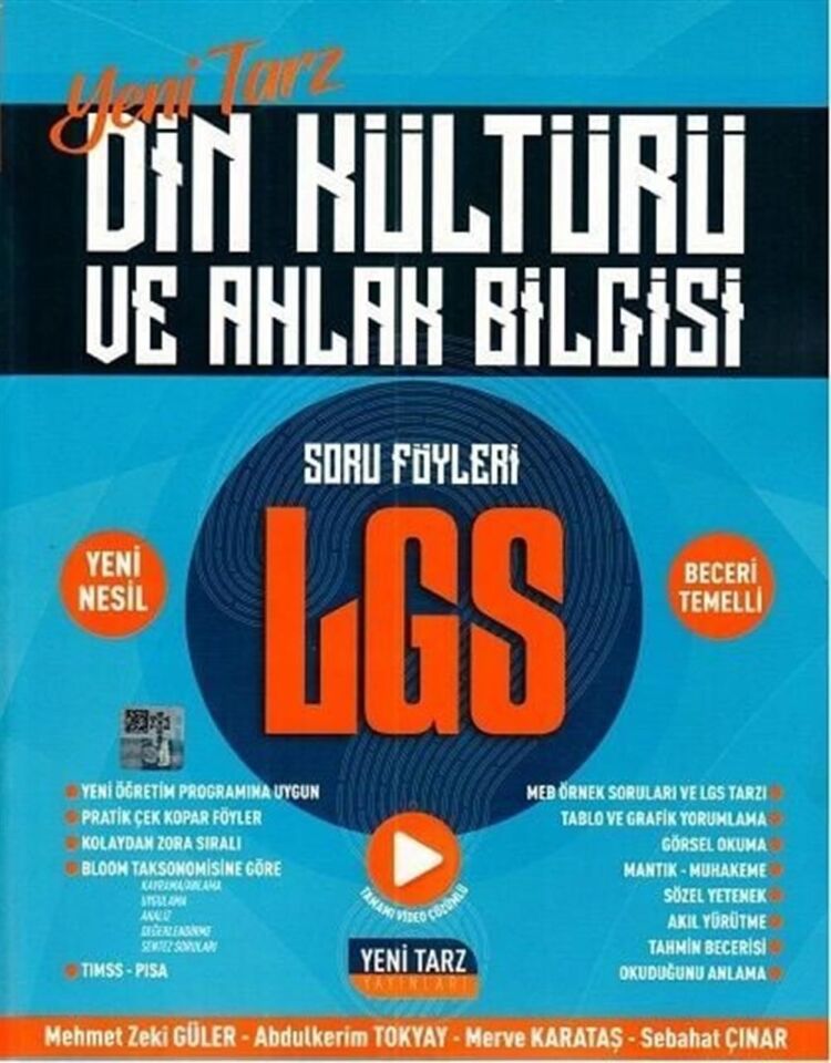 Yeni Tarz 8. Sınıf LGS Din Kültürü ve Ahlak Bilgisi Soru Föyleri
