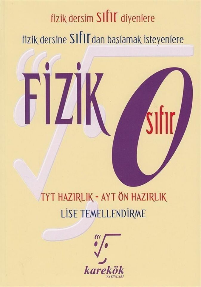 Karekök Yayınları TYT AYT Fizik Sıfır