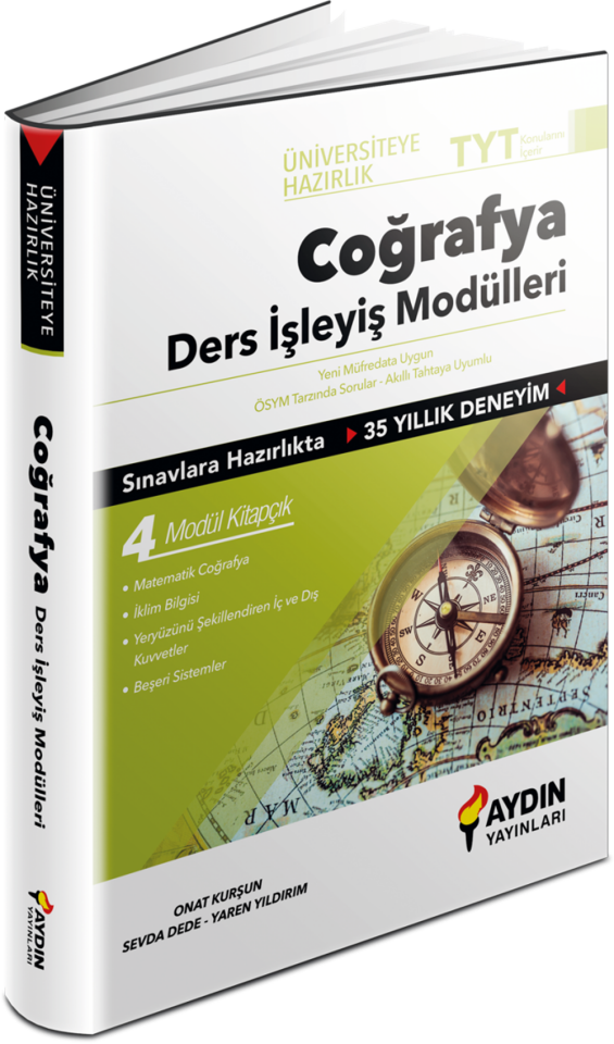 Aydın Yayınları TYT Coğrafya Üniversiteye Hazırlık Ders İşleyiş Modülleri
