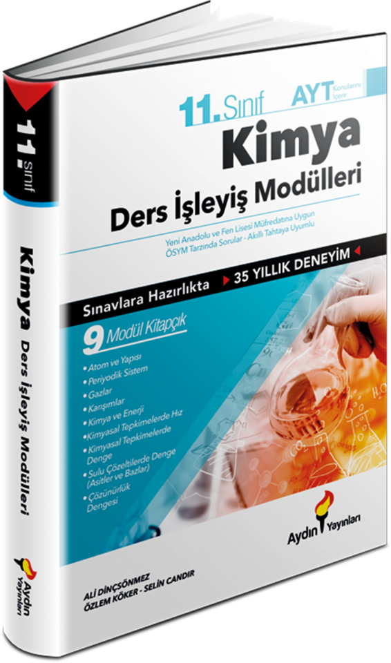 Aydın Yayınları 11. Sınıf Kimya Konu Anlatım Ders İşleyiş Modülleri