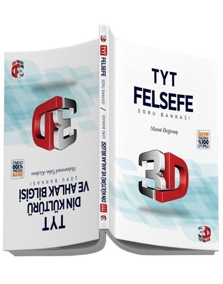 3D Yayınları TYT Felsefe ve Din Kültürü ve Ahlak Bilgisi Soru Bankası