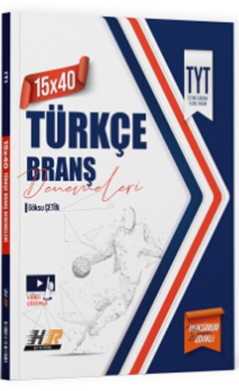 Hız ve Renk Yayınları TYT Türkçe 12 x 40 Denemeleri