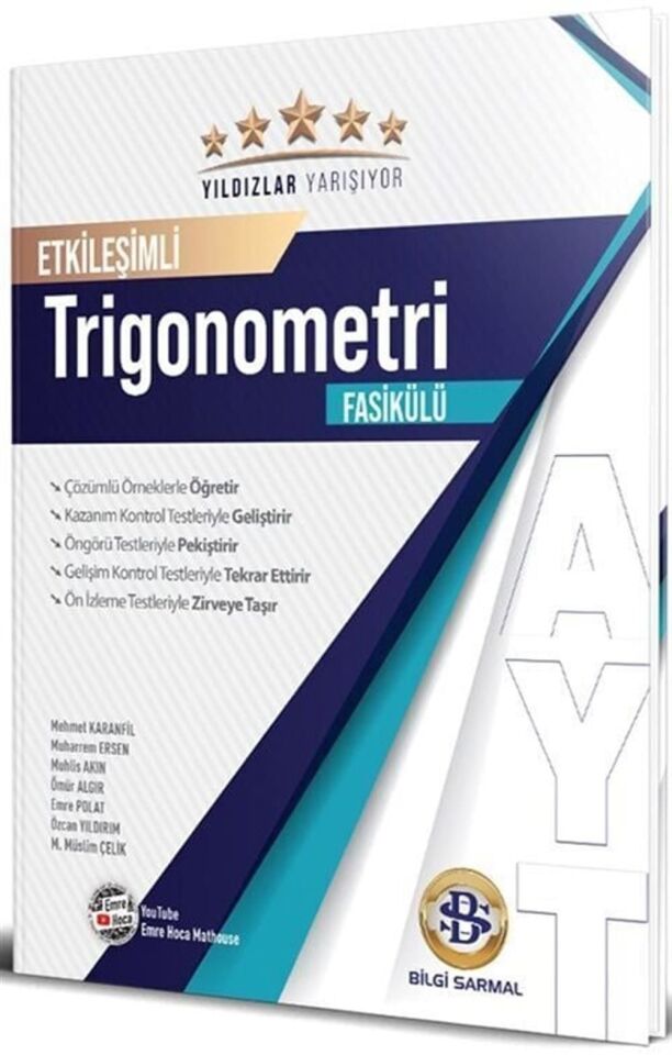 Bilgi Sarmal AYT Trigonometri Yıldızlar Yarışıyor Etkileşimli Fasikülü