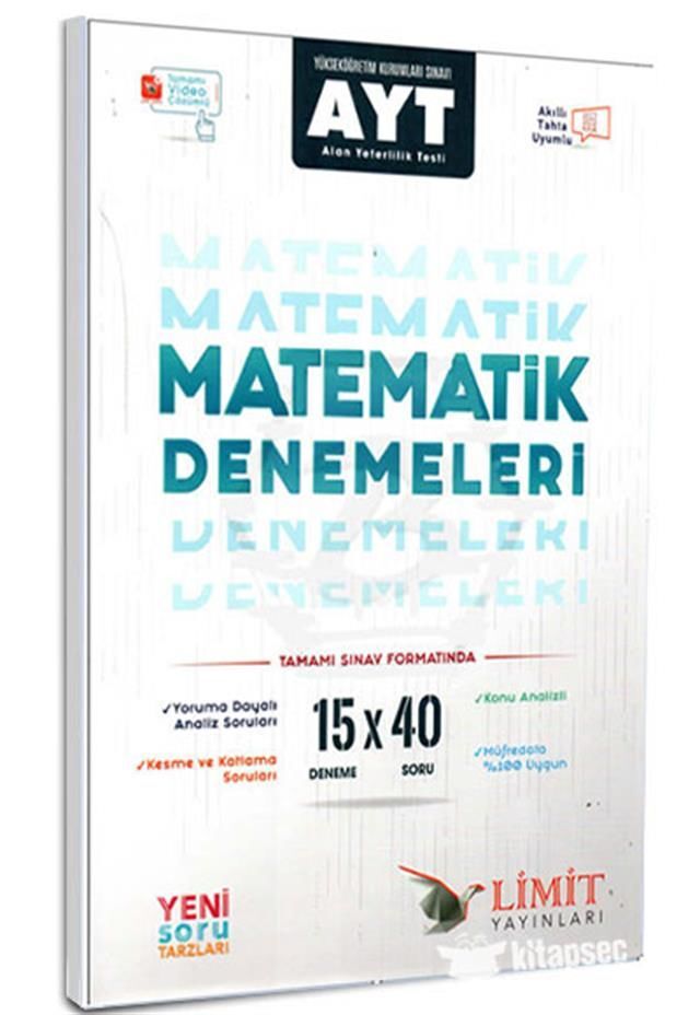 AYT 15 Li Matematik Denemeleri