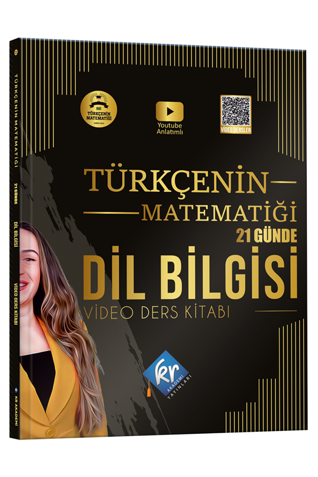 KR Akademi Gamze Hoca Türkçenin Matematiği Tüm Sınavlar İçin 21 Günde Dil Bilgisi Video Ders Kitabı