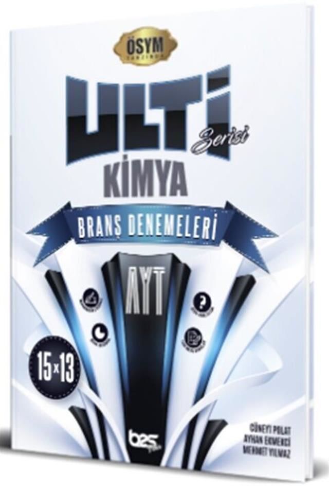 Ulti Yayınları AYT Kimya 15 x 13 Branş Denemeleri