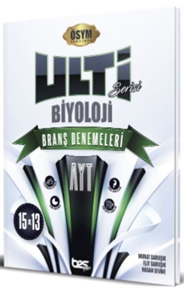 Ulti Yayınları AYT Biyoloji 15 x 13 Branş Denemeleri