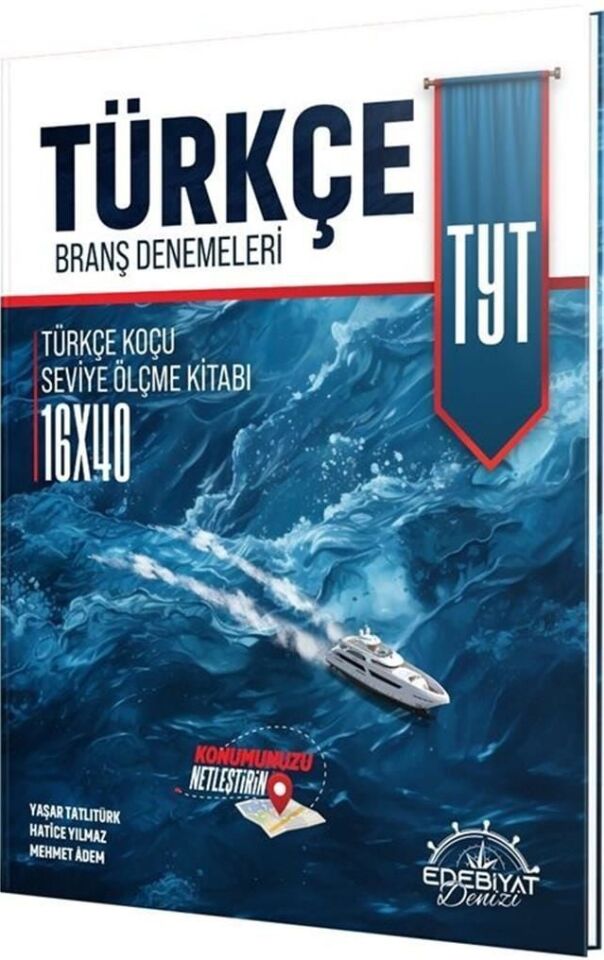 Edebiyat Denizi TYT Türkçe 16 x 40 Branş Denemeleri