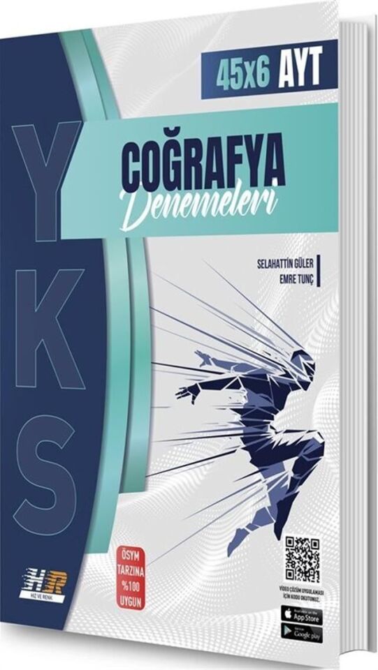 Hız ve Renk Yayınları AYT Coğrafya 45 x 6 Denemeleri